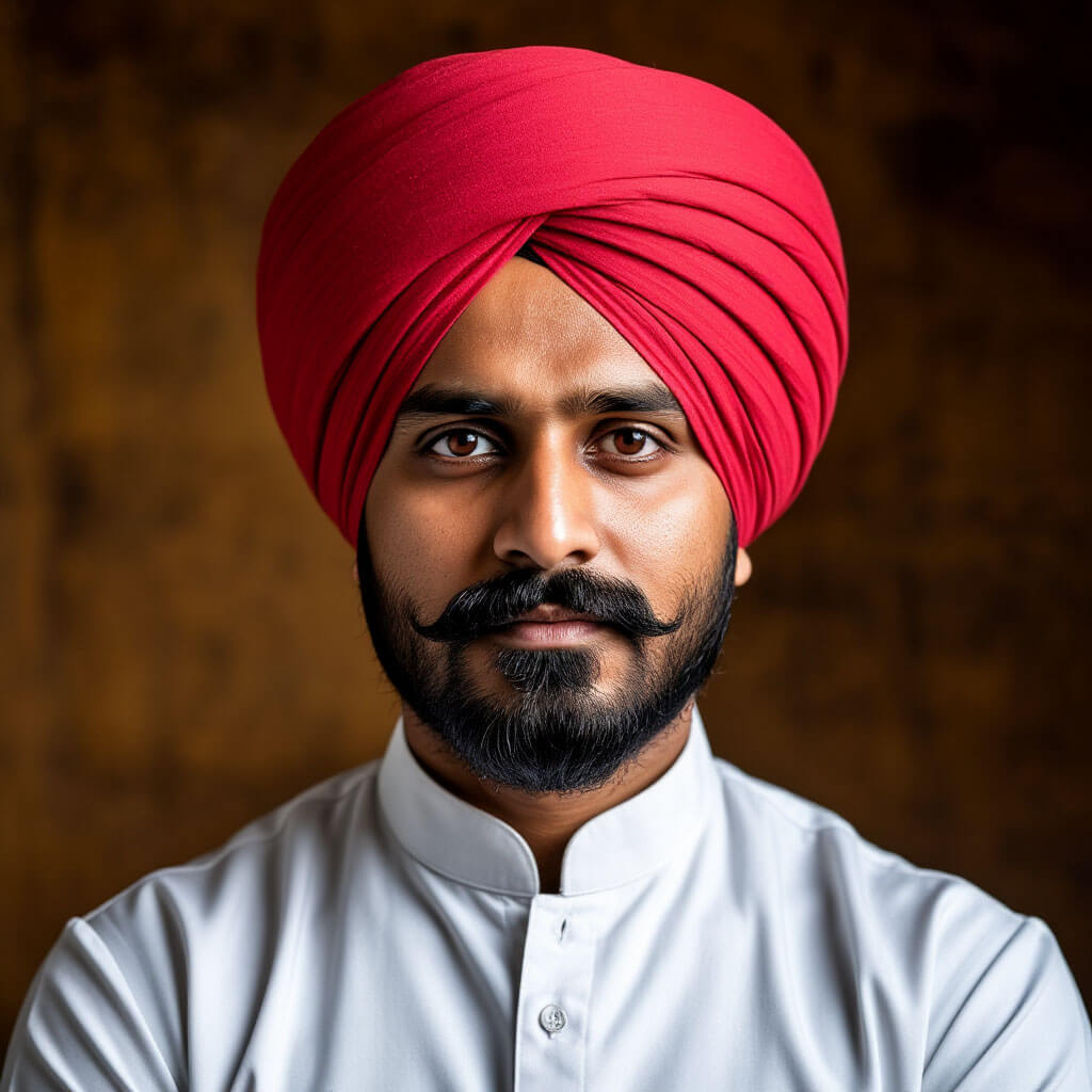 Chef Vikram specializing in Punjabi cuisine